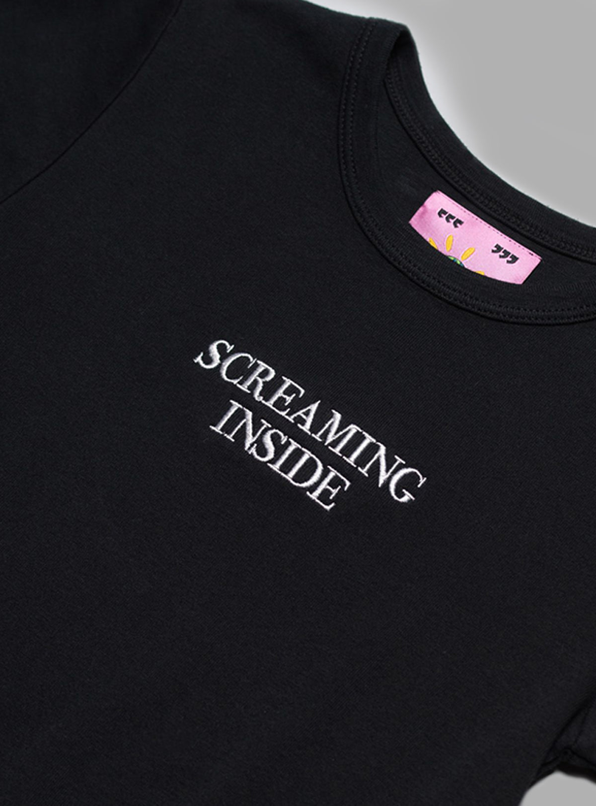 Screaming Inside Baby Tee - UNIF Popular