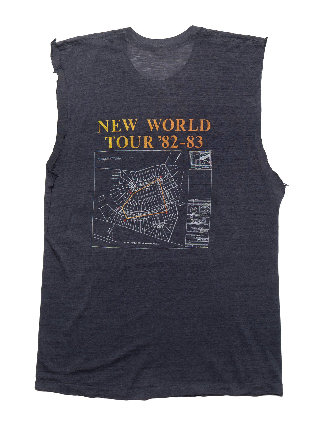 Vintage Rush Signals Tour Sleeveless Tee - UNIF Signature