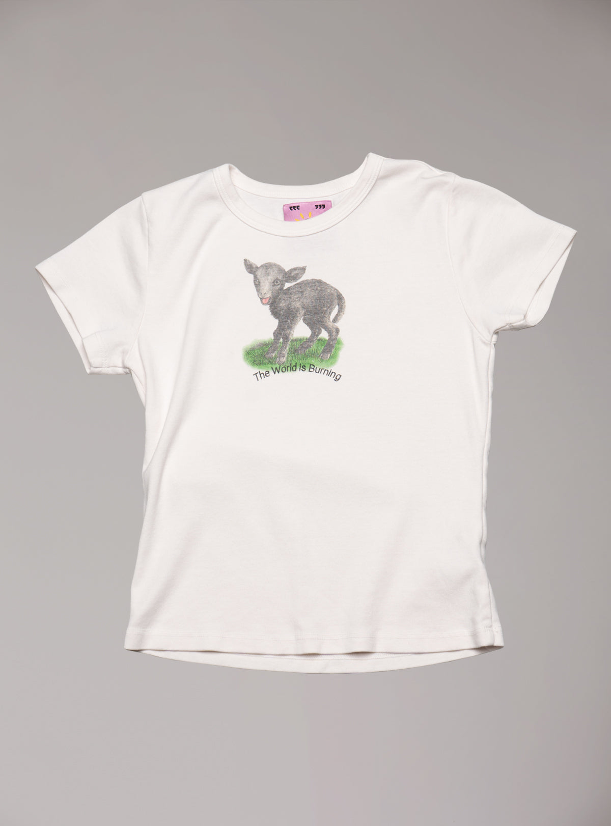 World Is Burning baby Tee - UNIF Great Value