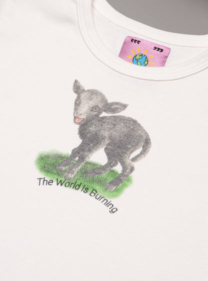 World Is Burning baby Tee - UNIF Great Value