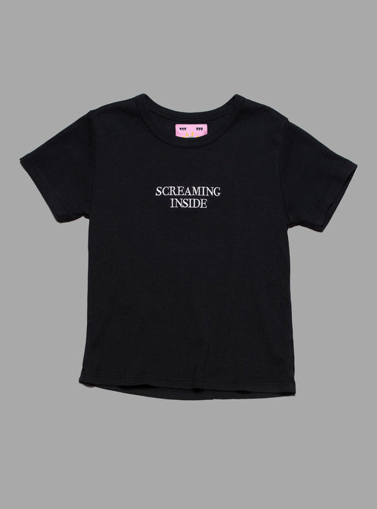 Screaming Inside Baby Tee - UNIF Popular