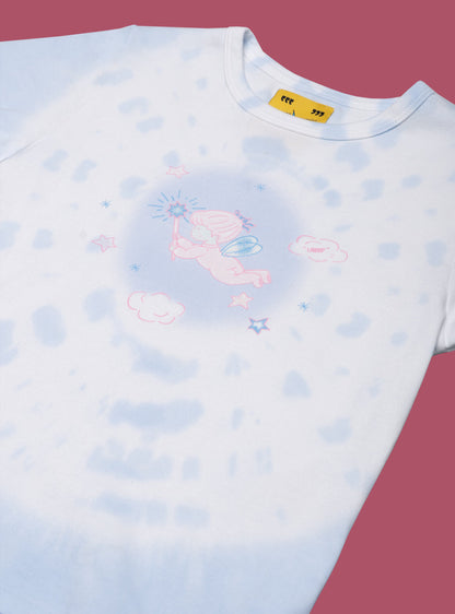Blue Tie-Dyed T-Shirt - UNIF New