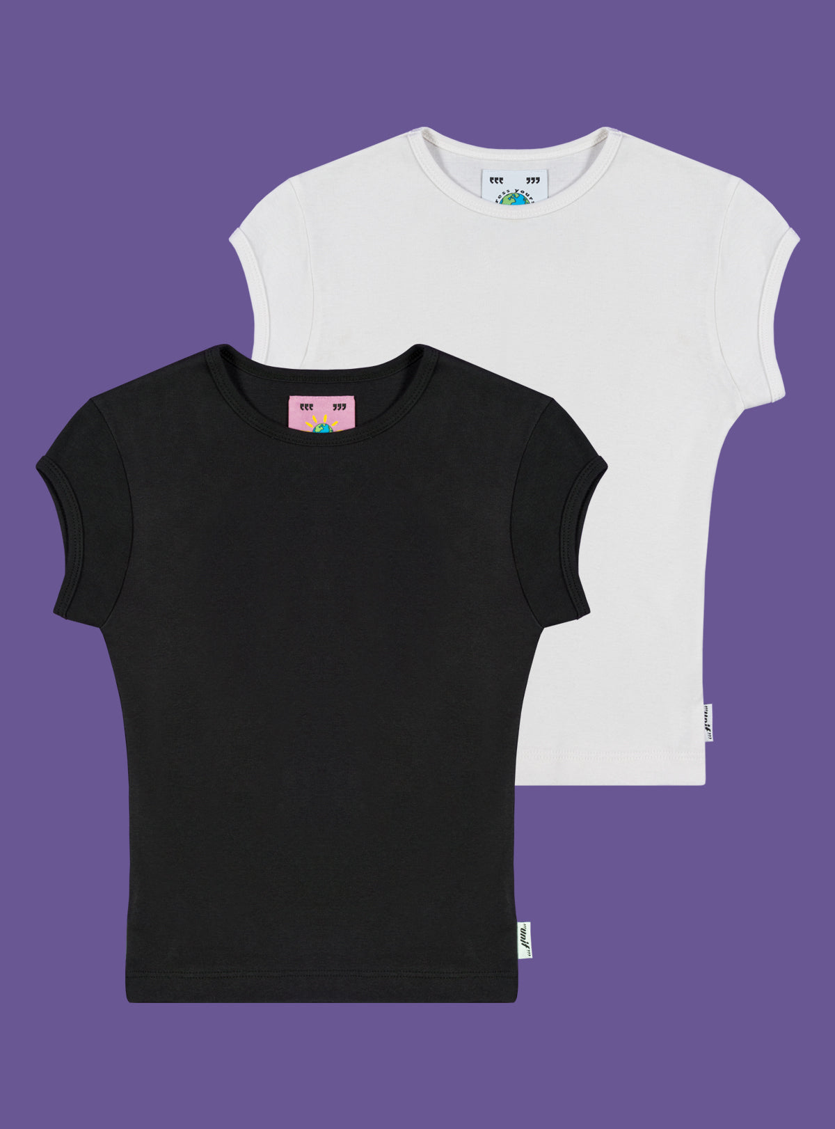 Cap Sleeve Baby Tee Two-Pack - UNIF Classic