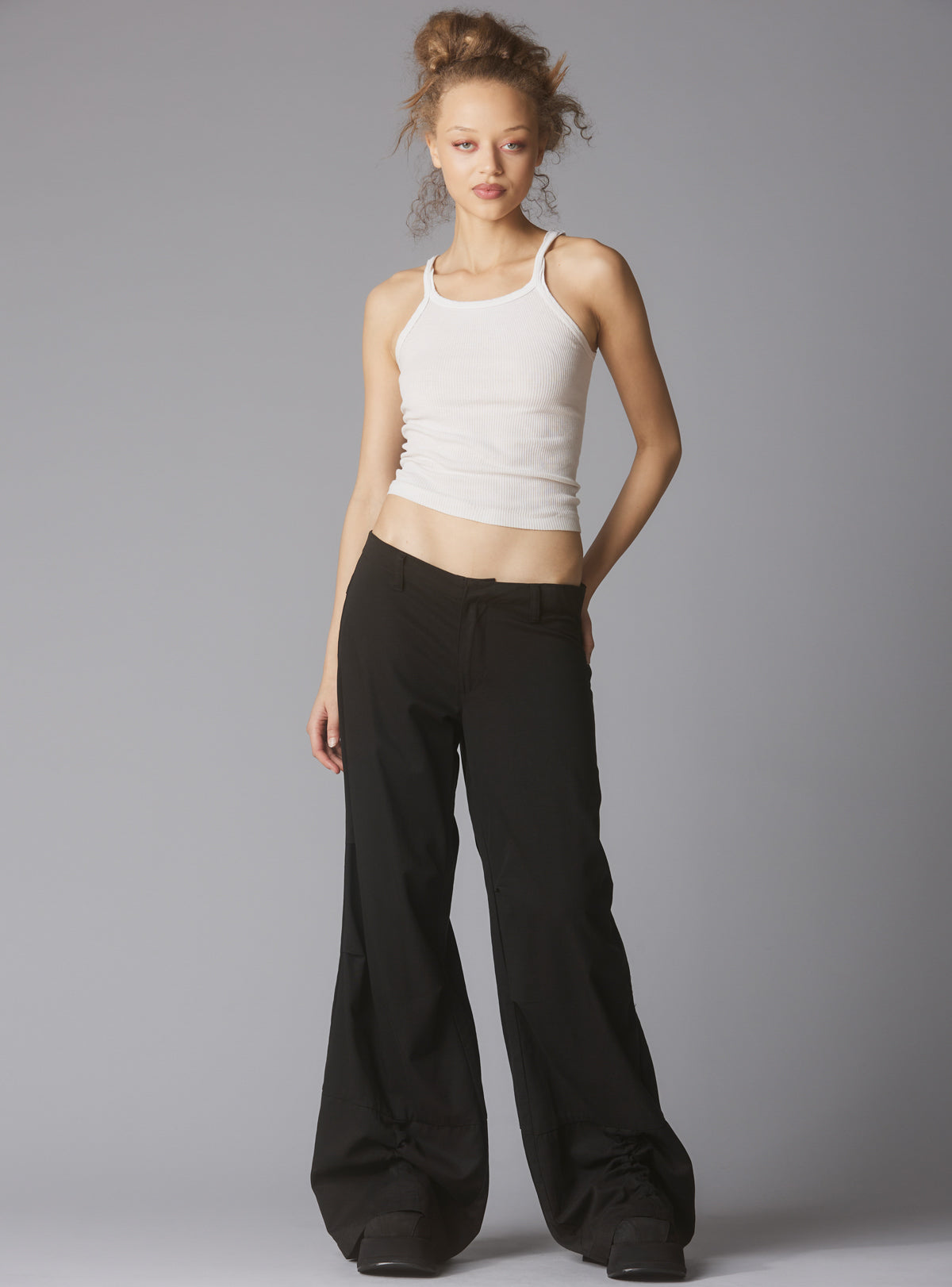 Black Wide Leg Pants - UNIF Deals