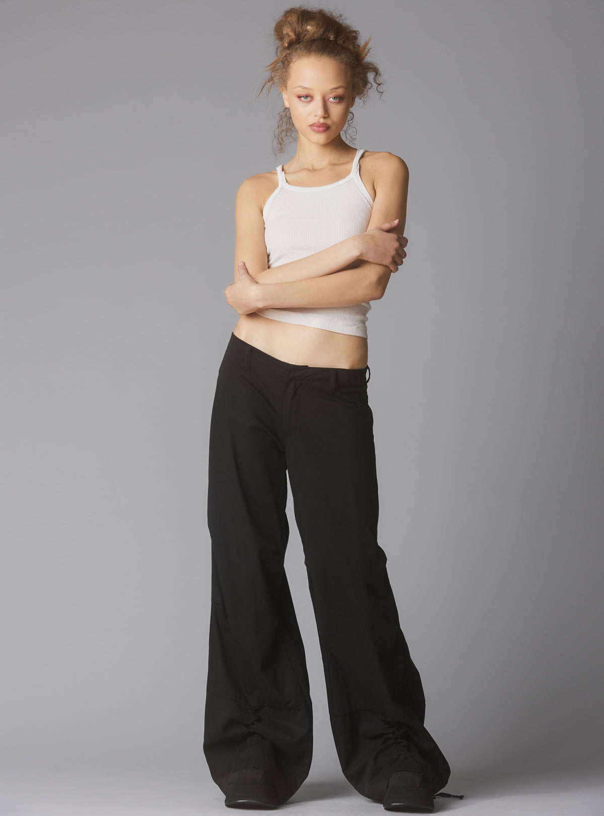 Black Wide Leg Pants - UNIF Deals