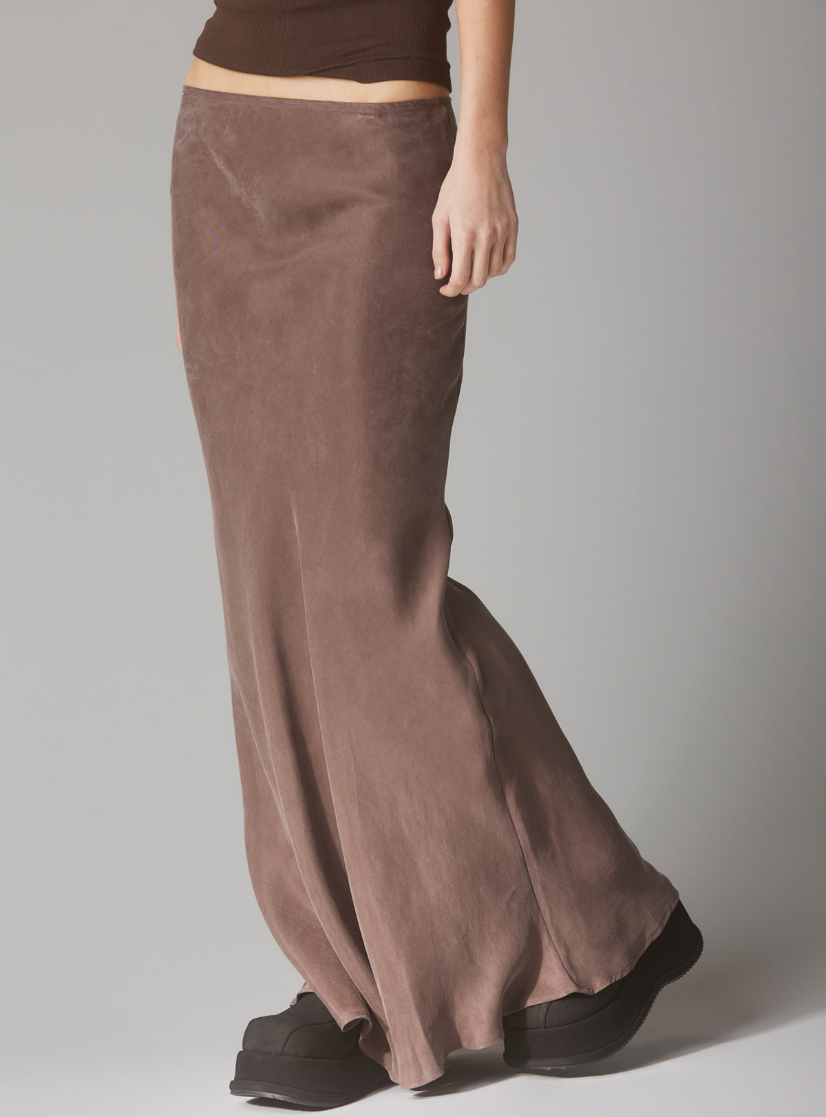 Vivi Skirt Brown - UNIF Popular