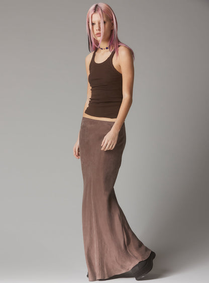 Vivi Skirt Brown - UNIF Popular