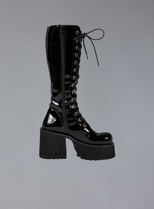 Knee High Leather Platform Boot - UNIF Hot Sale