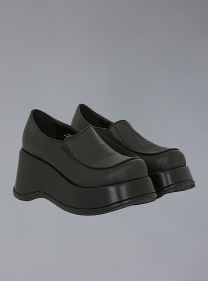 Square Toe Stacked Platform Shoe - UNIF Everyday