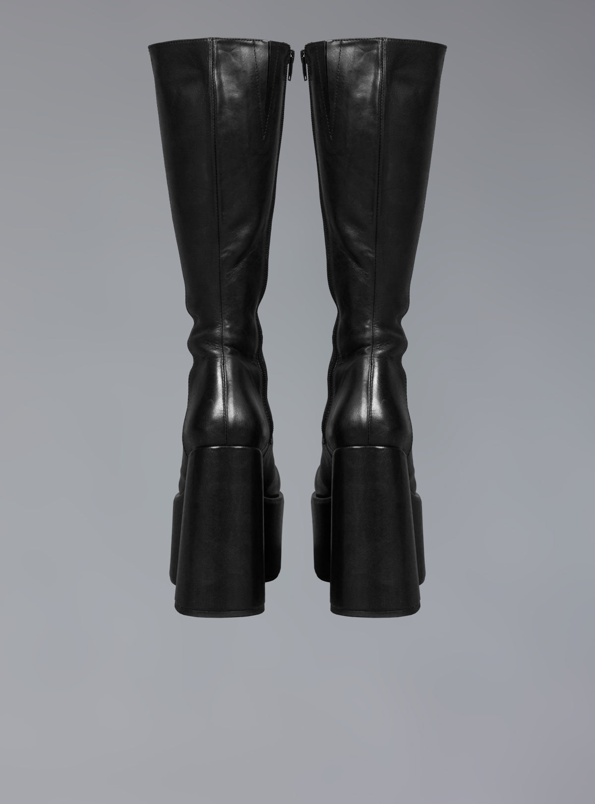 Stacked Leather Platform Boot With High Heel - UNIF Hot Sale
