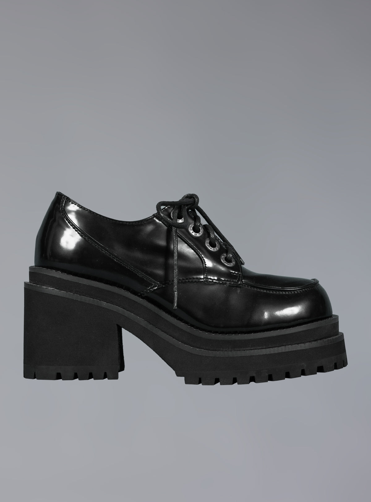 90s Platform Oxford Shoe With Chunky Heel - UNIF Quality