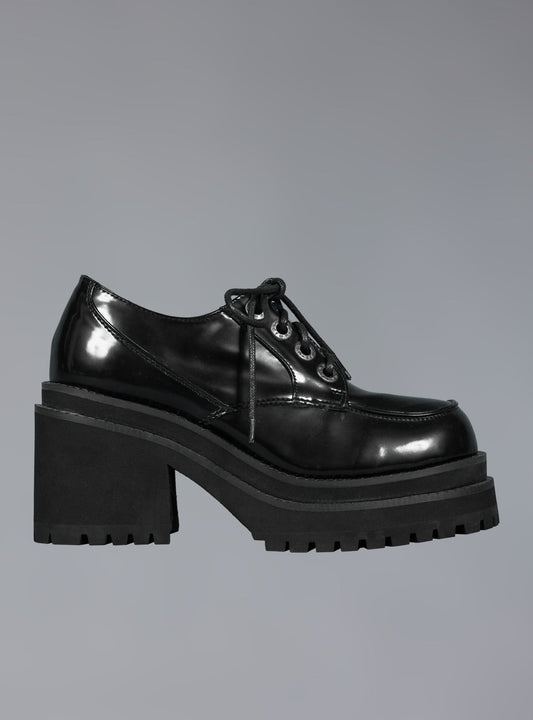 90s Platform Oxford Shoe With Chunky Heel - UNIF Quality