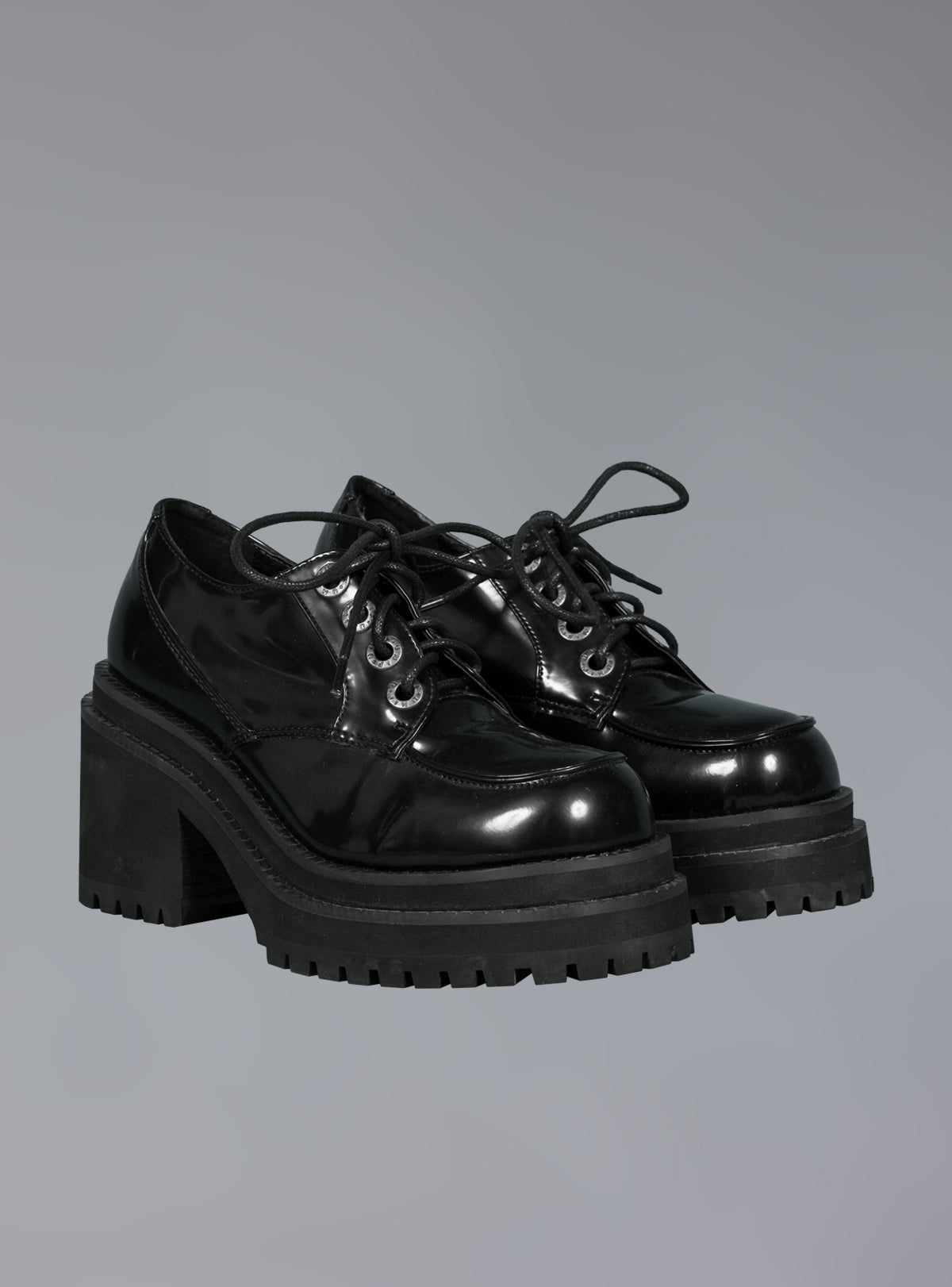 90s Platform Oxford Shoe With Chunky Heel - UNIF Quality