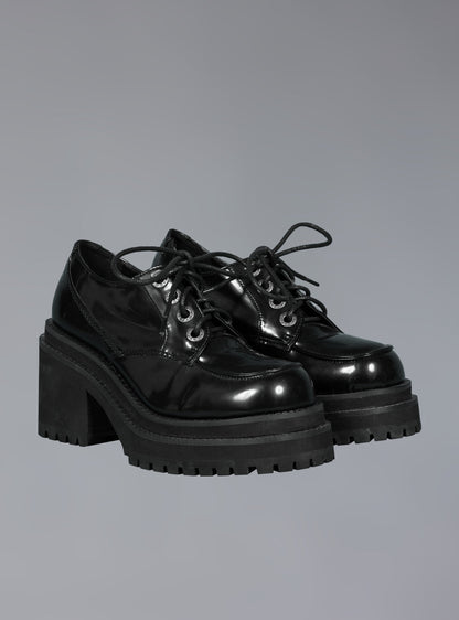 90s Platform Oxford Shoe With Chunky Heel - UNIF Quality