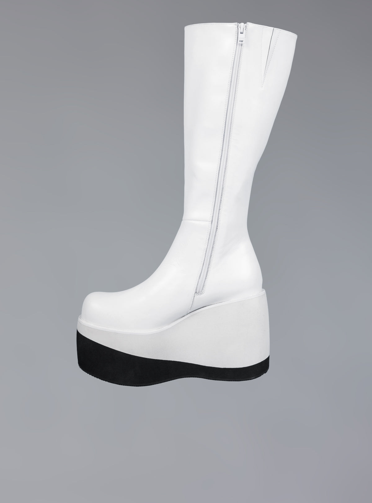 Stacked Leather Platform Knee High Boot - UNIF Customer Favorite
