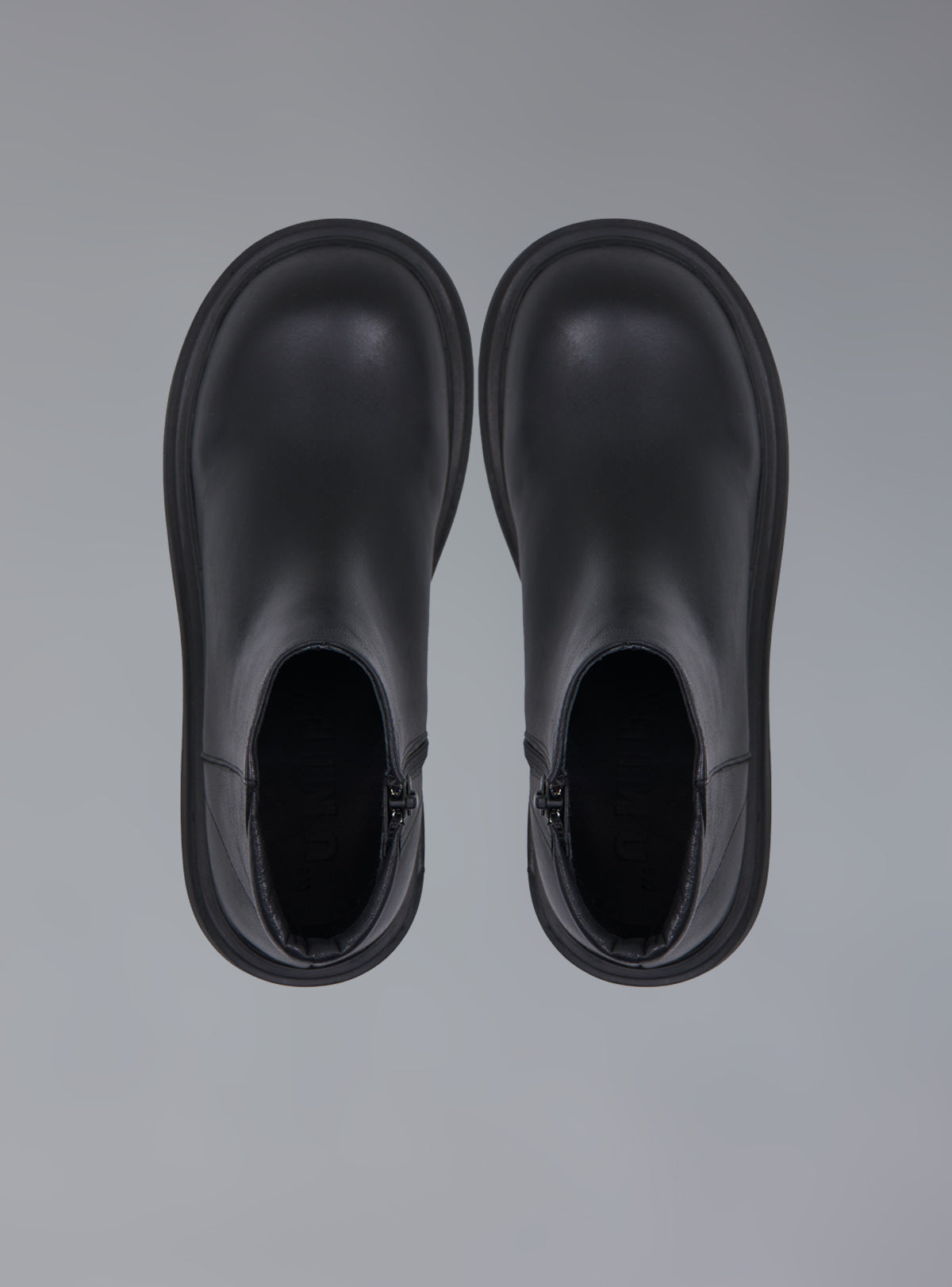 Zip-Up Leather Ankle Boot - UNIF Recommended