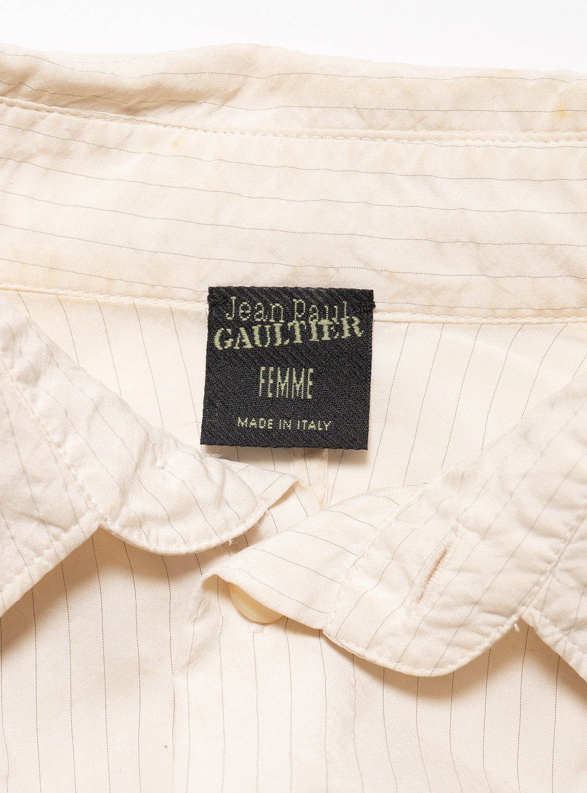 Jean Paul Gaultier Pinstripe Dress Button Down - UNIF Value