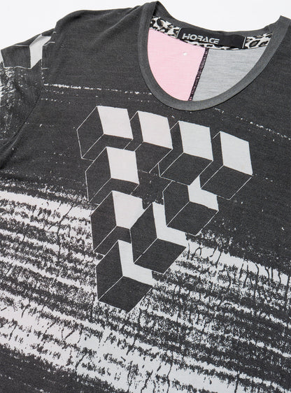 Vintage Horace 3D Cube Tee - UNIF Smart Buy