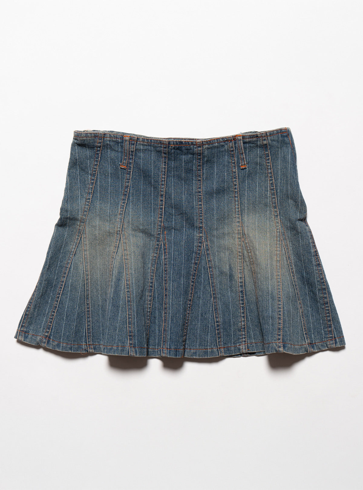 Vintage Starwear Y2K Denim Pinstriped Miniskirt - UNIF Sale