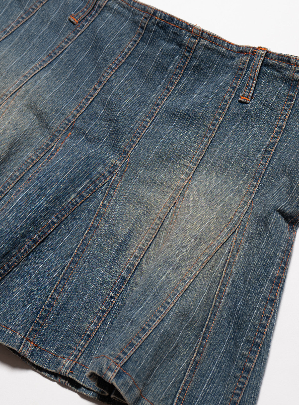 Vintage Starwear Y2K Denim Pinstriped Miniskirt - UNIF Sale
