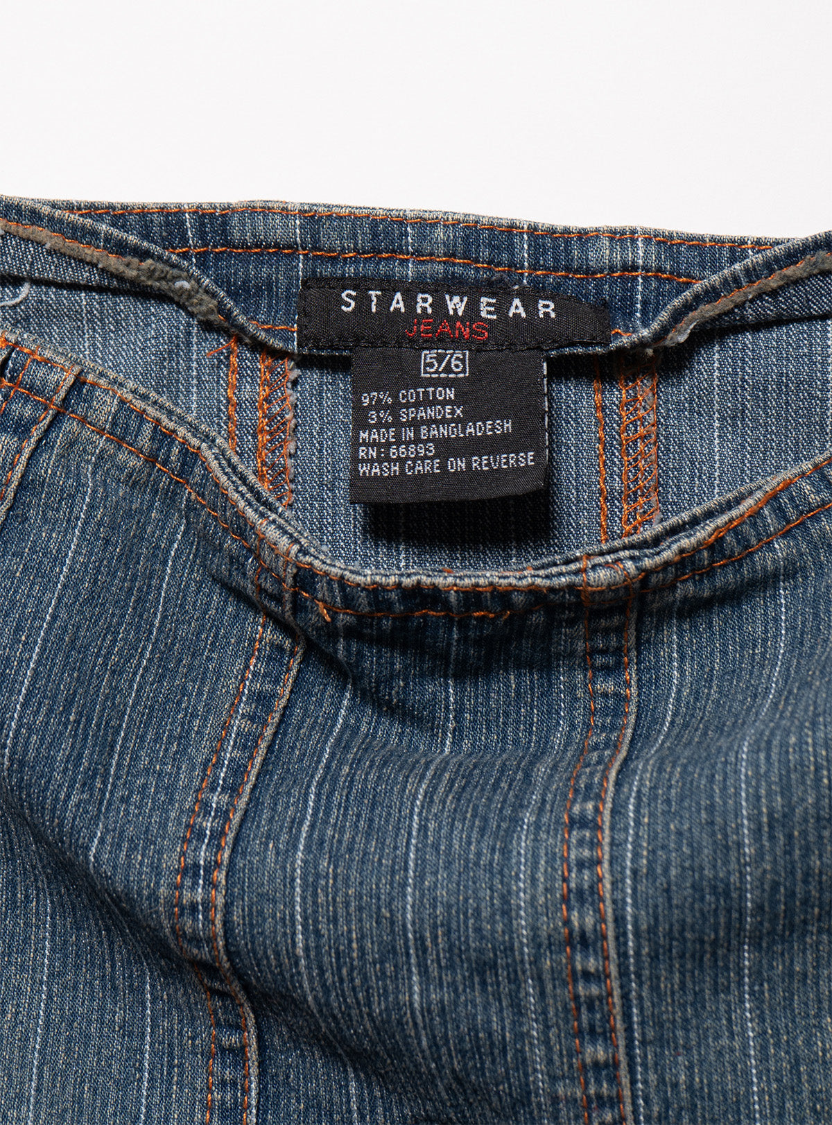 Vintage Starwear Y2K Denim Pinstriped Miniskirt - UNIF Sale