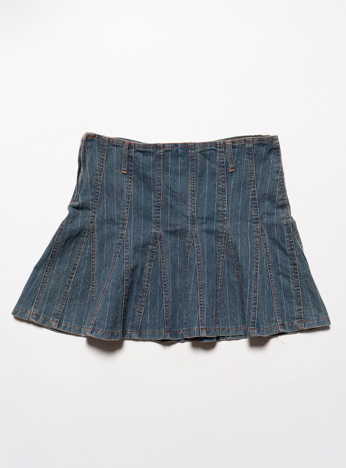 Vintage Starwear Y2K Denim Pinstriped Miniskirt - UNIF Sale