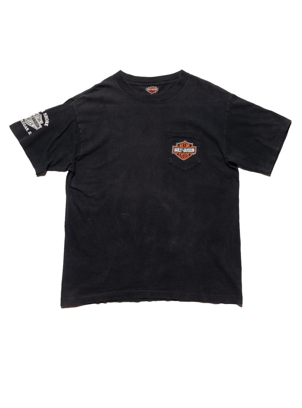 Vintage Harley Davidson Lake Shore Waukegan IL Tee - UNIF Signature