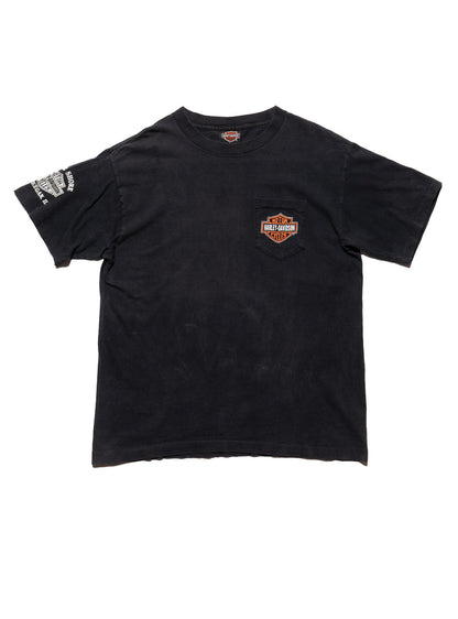 Vintage Harley Davidson Lake Shore Waukegan IL Tee - UNIF Signature