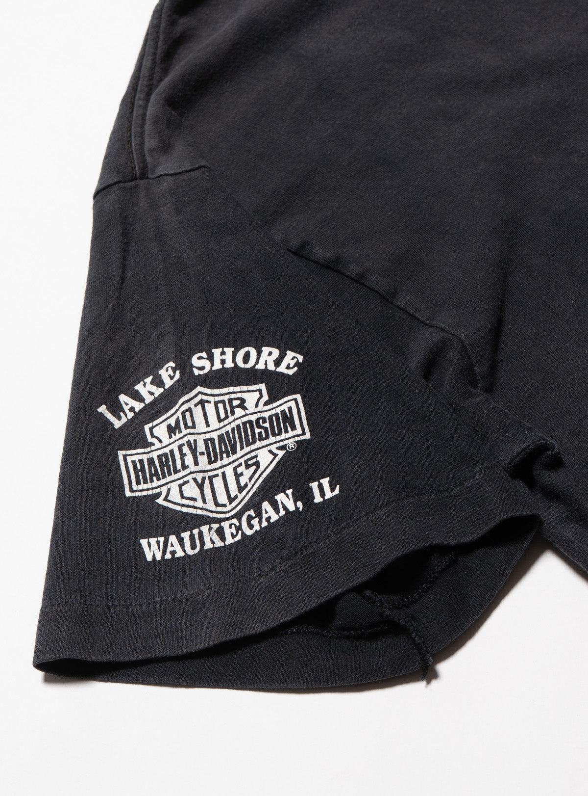 Vintage Harley Davidson Lake Shore Waukegan IL Tee - UNIF Signature