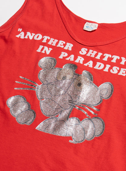 Vintage Another Shitty Day in Paradise Pink Panter Tank - UNIF Best Price