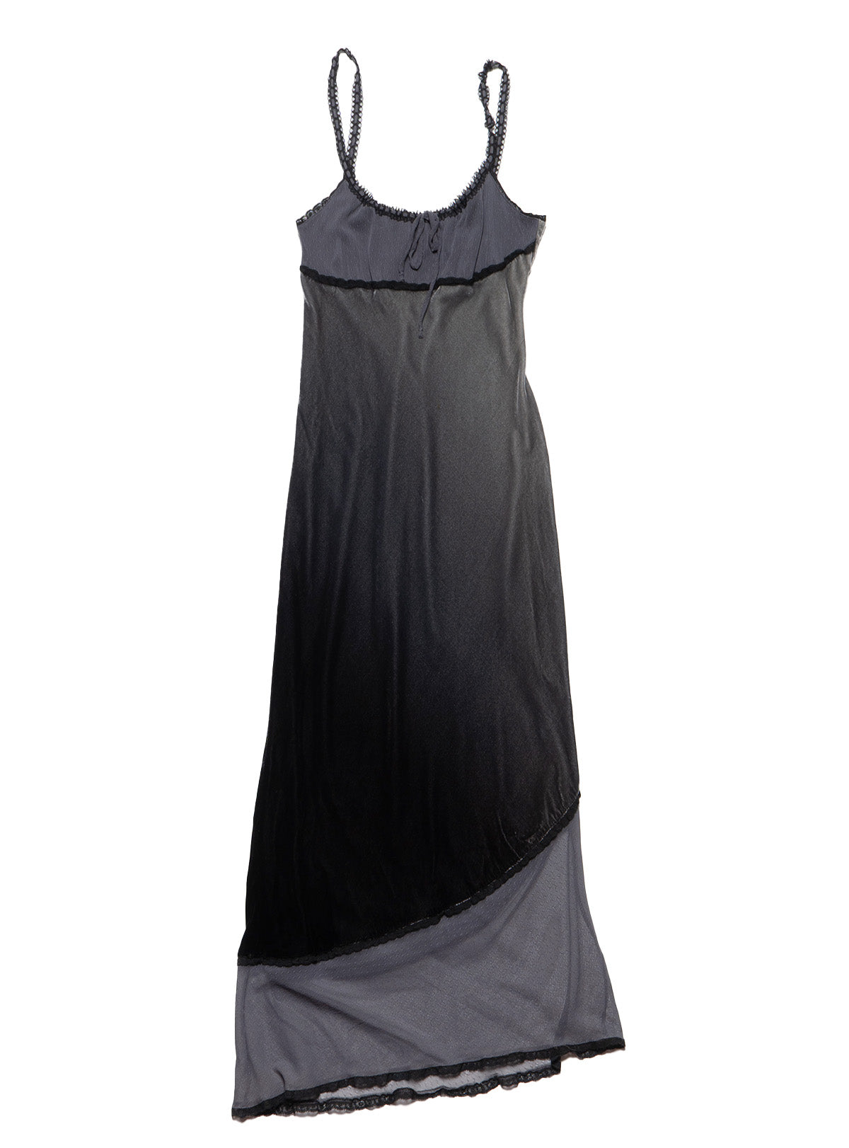 Vintage Betsy Johnson Velvet Gray Long Dress - UNIF Premium