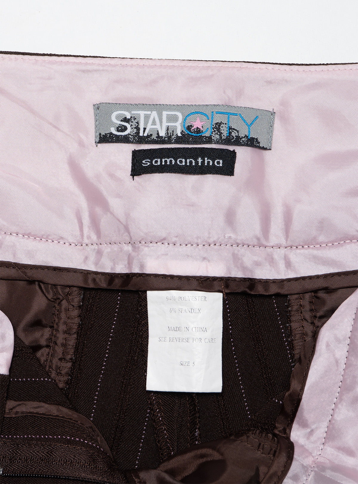 Vintage Star City Samantha Pinstripe Pants - UNIF Quality