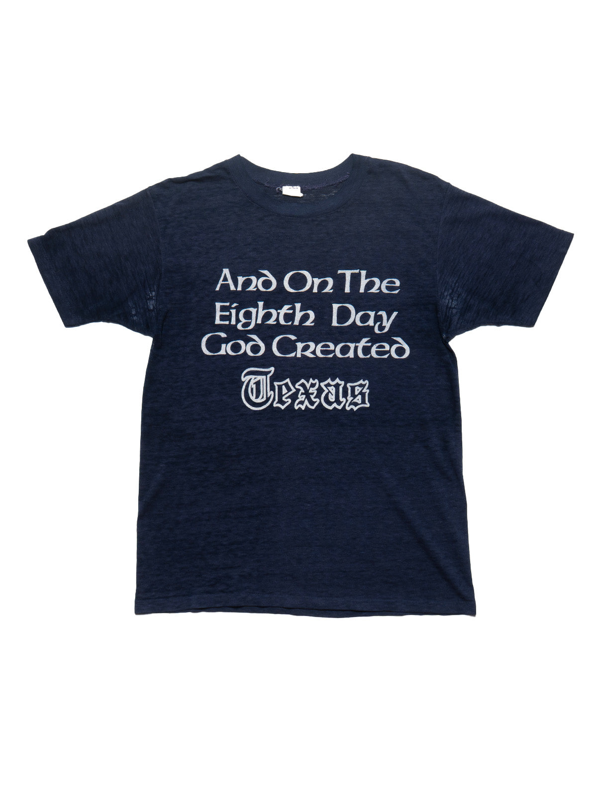 Vintage And On The Eighth Day God Created Texas Tee - UNIF Discount