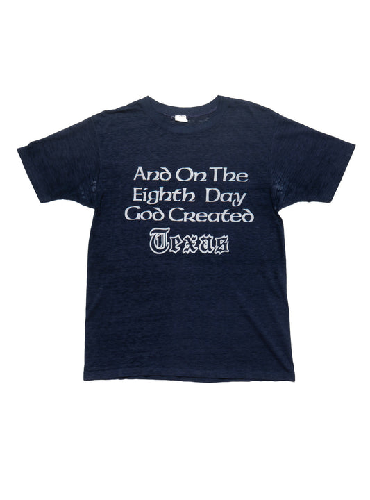 Vintage And On The Eighth Day God Created Texas Tee - UNIF Discount