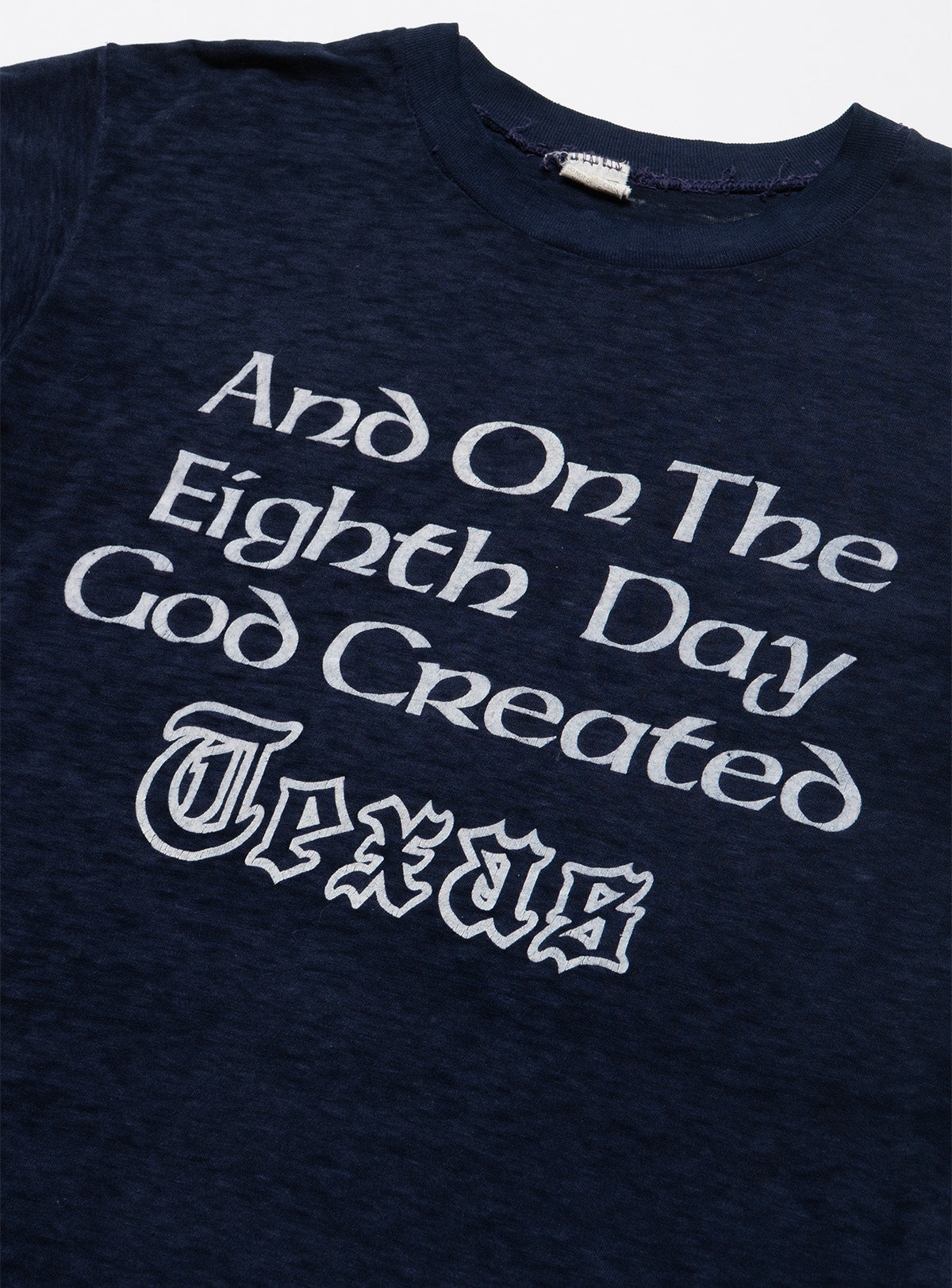 Vintage And On The Eighth Day God Created Texas Tee - UNIF Discount