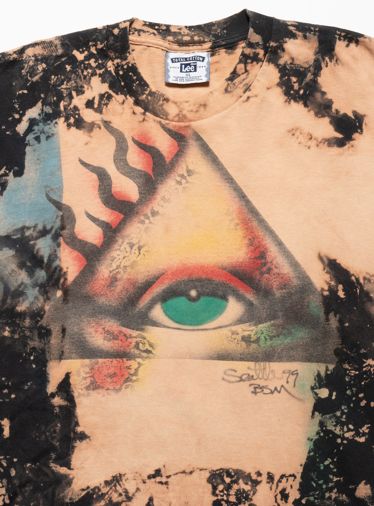 Vintage Bleached Eye of Providence Tee - UNIF Trending