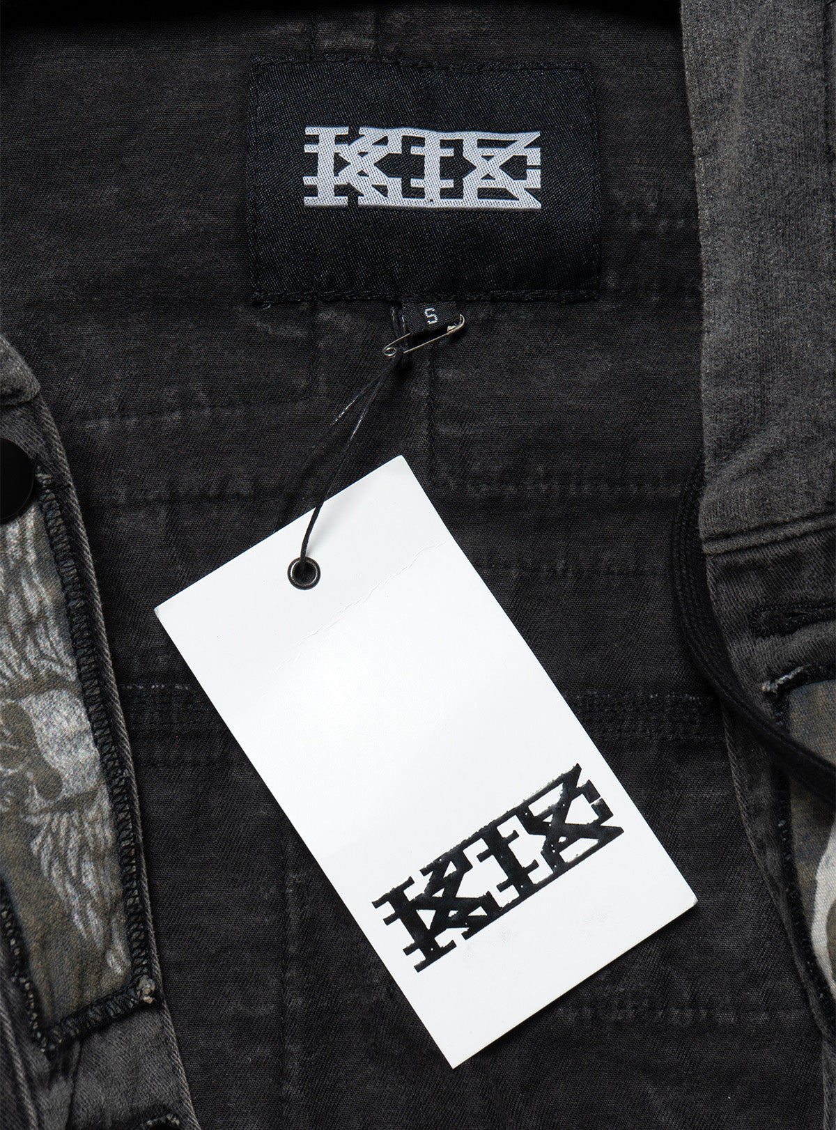 Vintage KTZ Crust Denim Vest With Hood - UNIF Signature