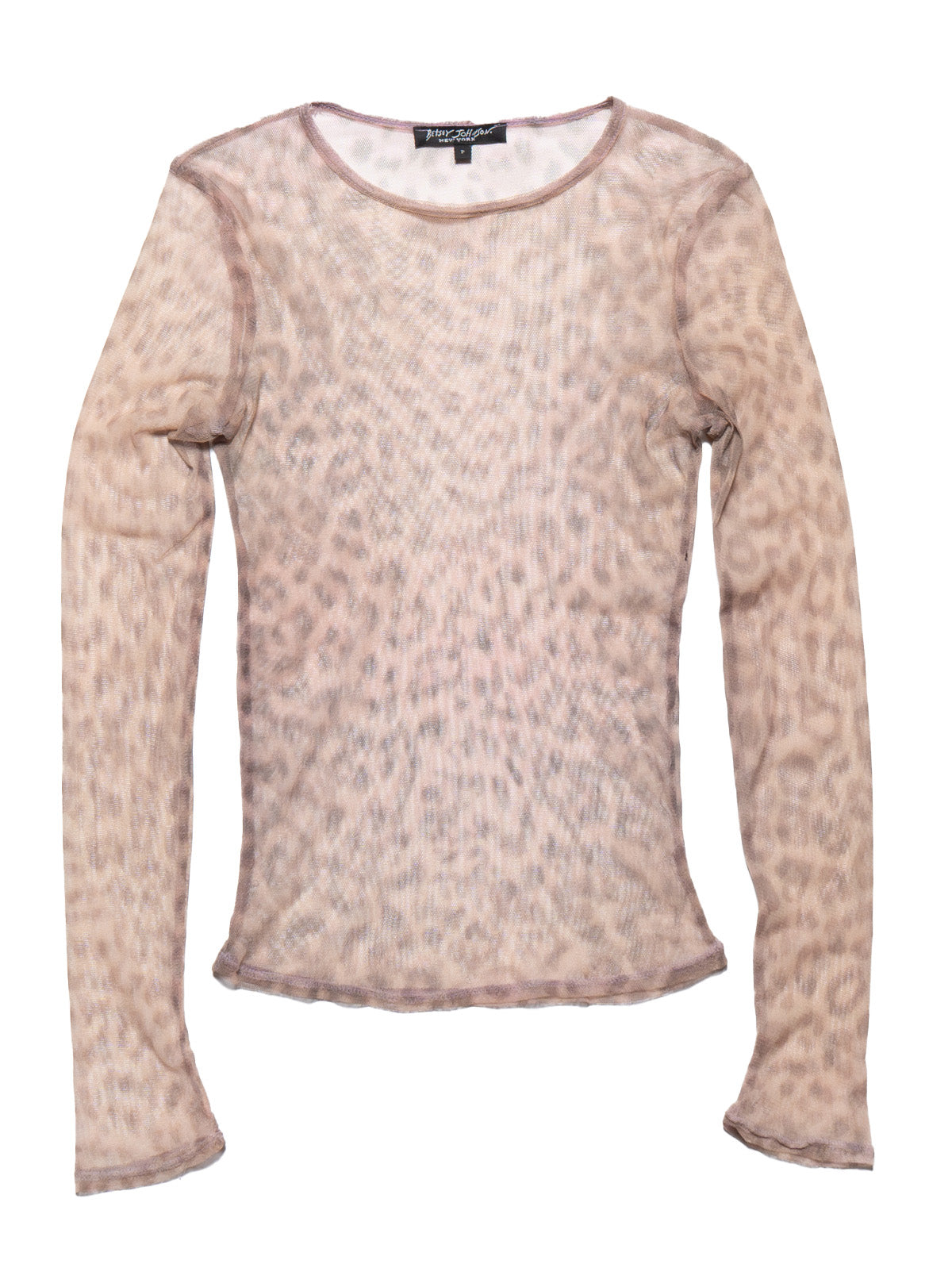 Vintage Betsy Johnson Cheetah Print Long Sleeve Top - UNIF Signature