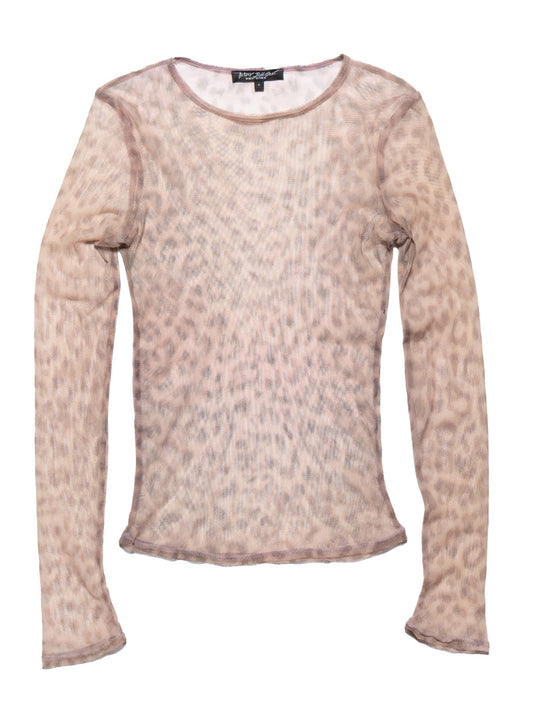 Vintage Betsy Johnson Cheetah Print Long Sleeve Top - UNIF Signature