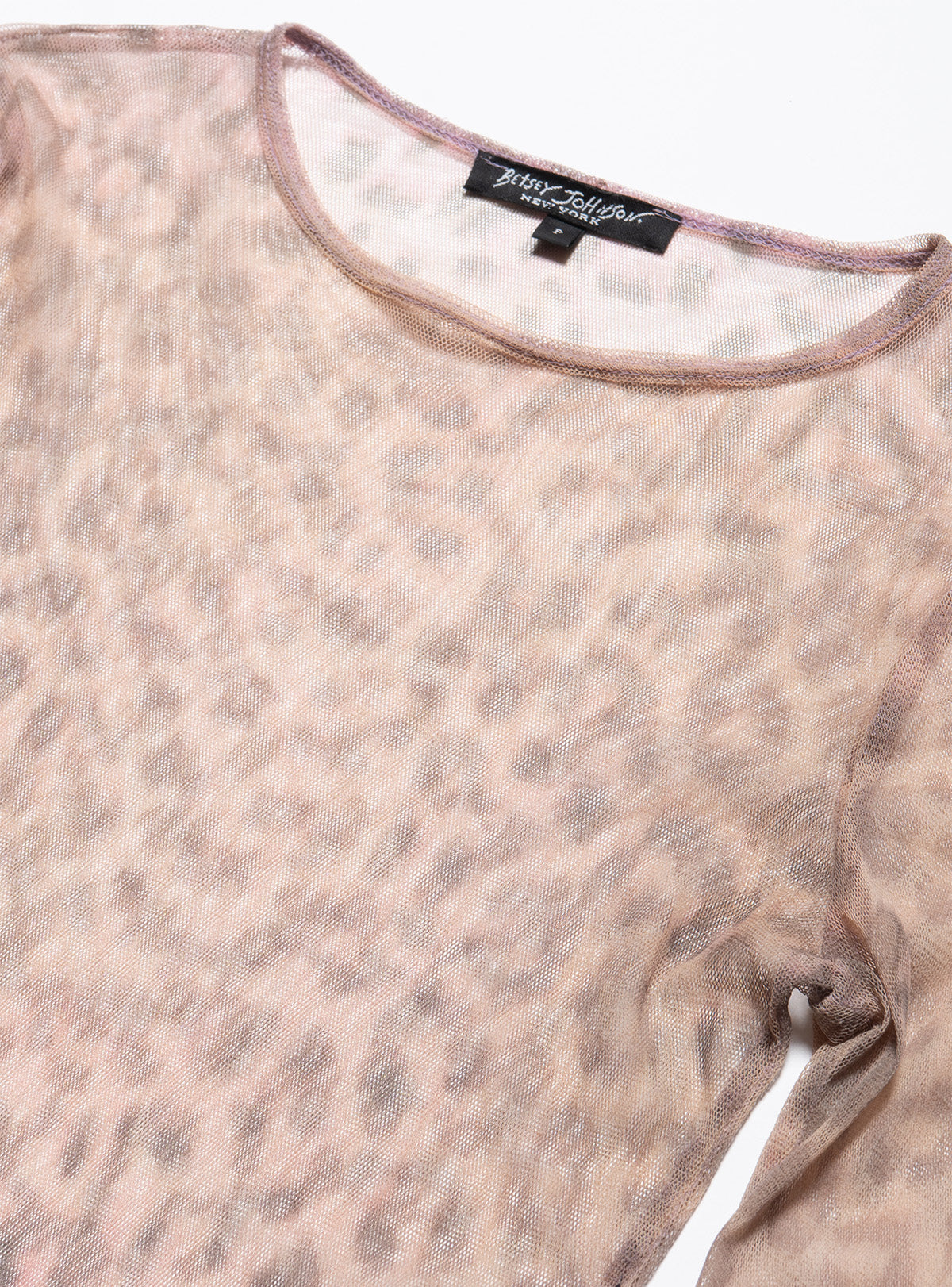 Vintage Betsy Johnson Cheetah Print Long Sleeve Top - UNIF Signature