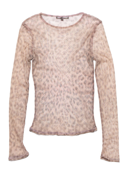 Vintage Betsy Johnson Cheetah Print Long Sleeve Top - UNIF Signature