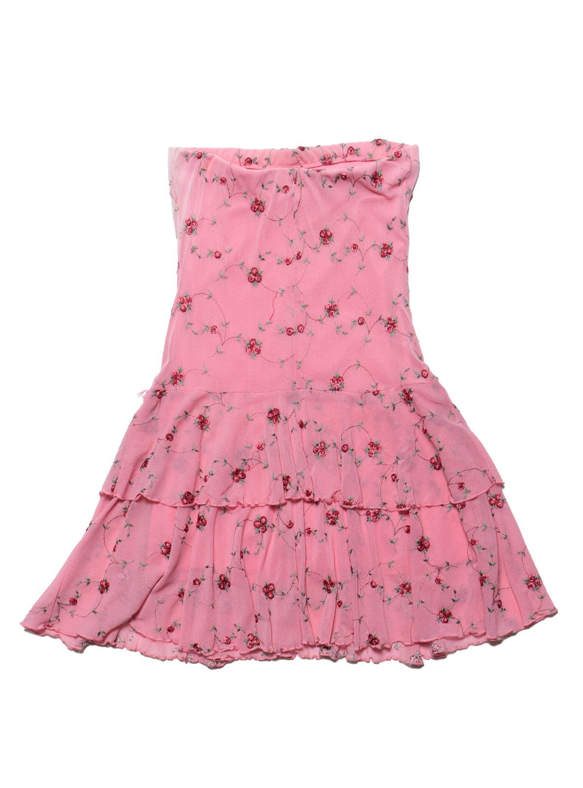 Vintage Pink Floral Dress - UNIF Essential