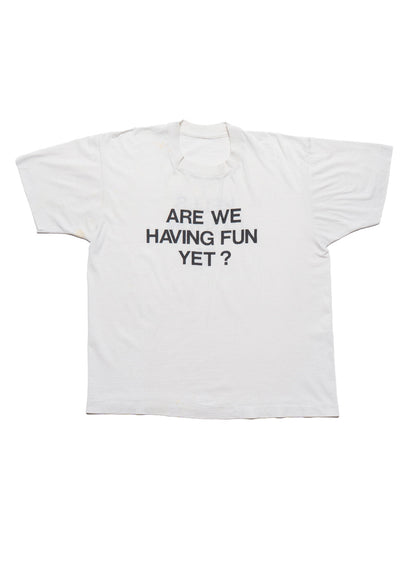Vintage Are We Having Fun Yet? Tee - UNIF Best Price