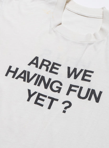 Vintage Are We Having Fun Yet? Tee - UNIF Best Price