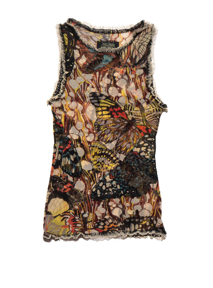 Vintage Jean Paul Gaultier Butterfly Mesh Tank - UNIF Essential