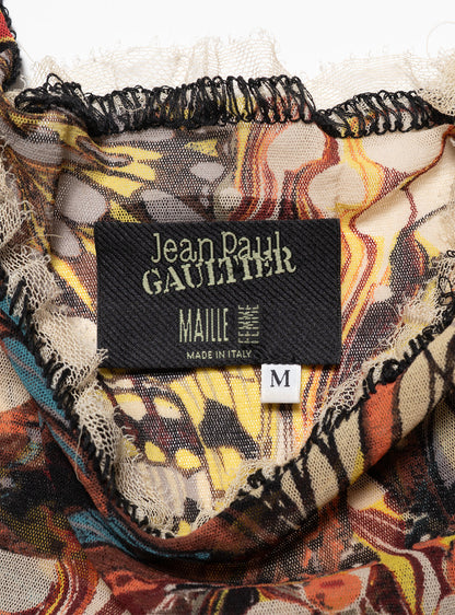 Vintage Jean Paul Gaultier Butterfly Mesh Tank - UNIF Essential