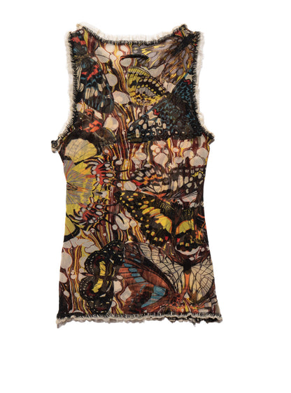 Vintage Jean Paul Gaultier Butterfly Mesh Tank - UNIF Essential