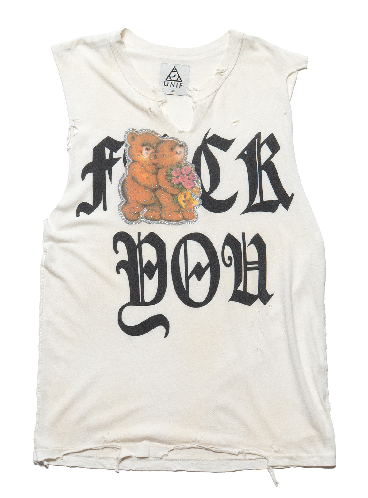 Vintage UNIF Fuck You Bears Sleeveless Tee - UNIF Customer Favorite