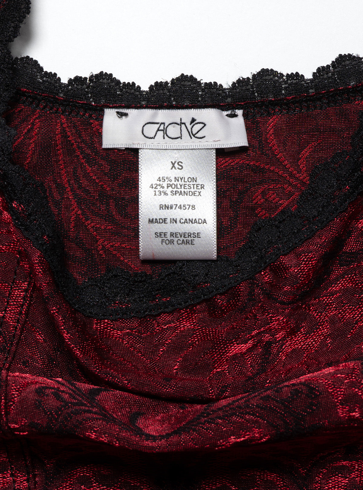 Vintage Caché Red Velvet top - UNIF Premium