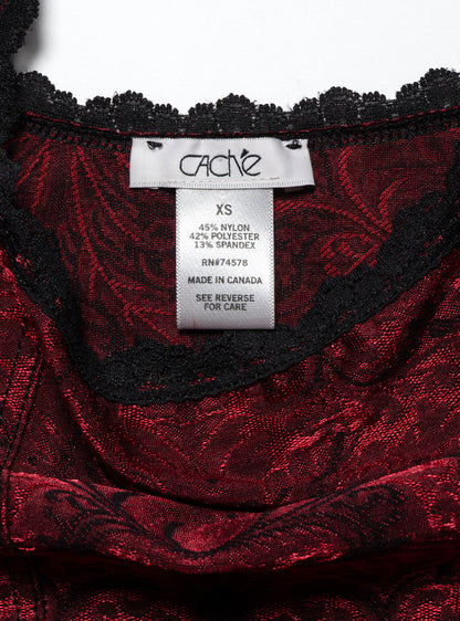 Vintage Caché Red Velvet top - UNIF Premium